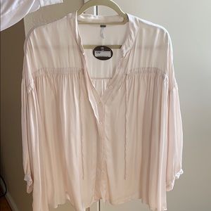 NWT blush blouse